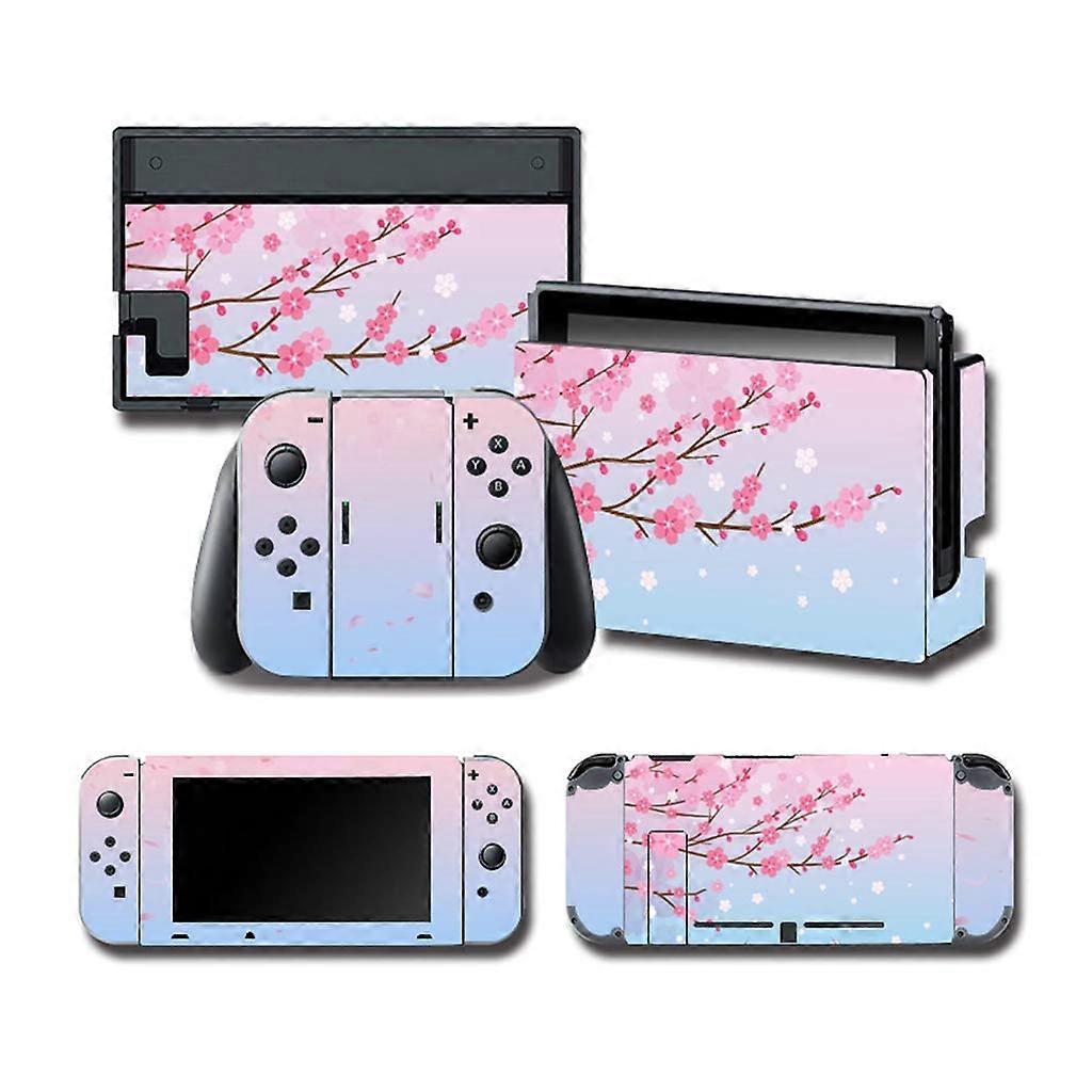 Full Body Protective Colorful Skin Sticker Decal Set for Nintendo Switch Console and Controllers