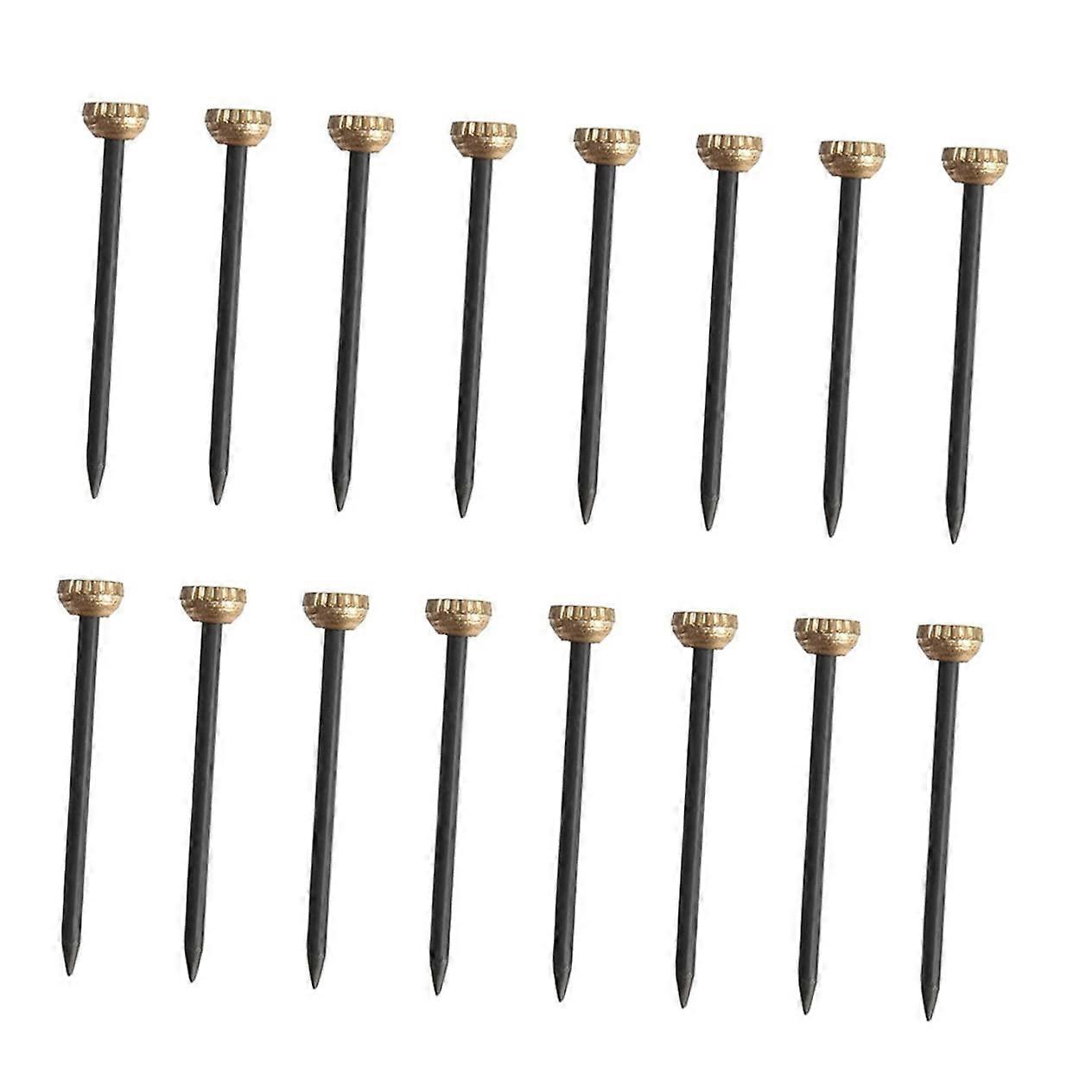 60pcs Copper Head Picture Hanging Nails for Frames Masonry Use Durable Secure Wall Mounting
