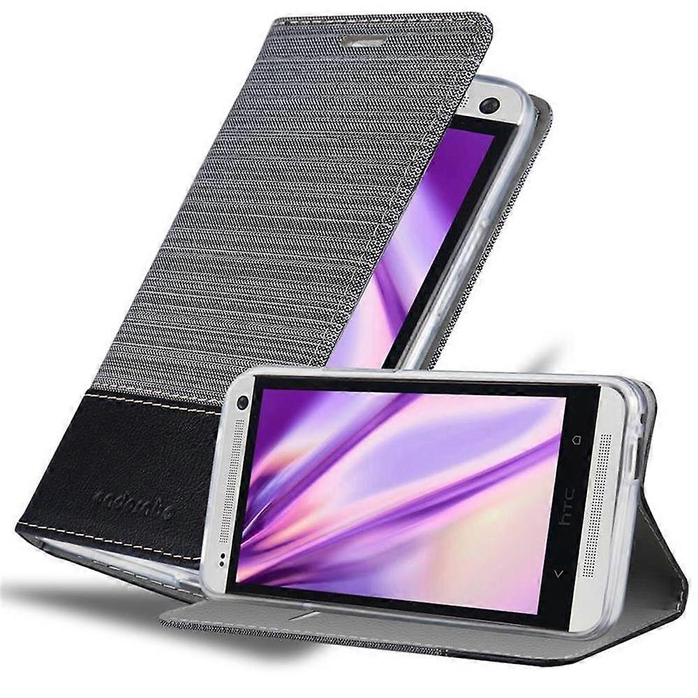 HTC ONE M7 Case Protective Case - in jeans look and stand function