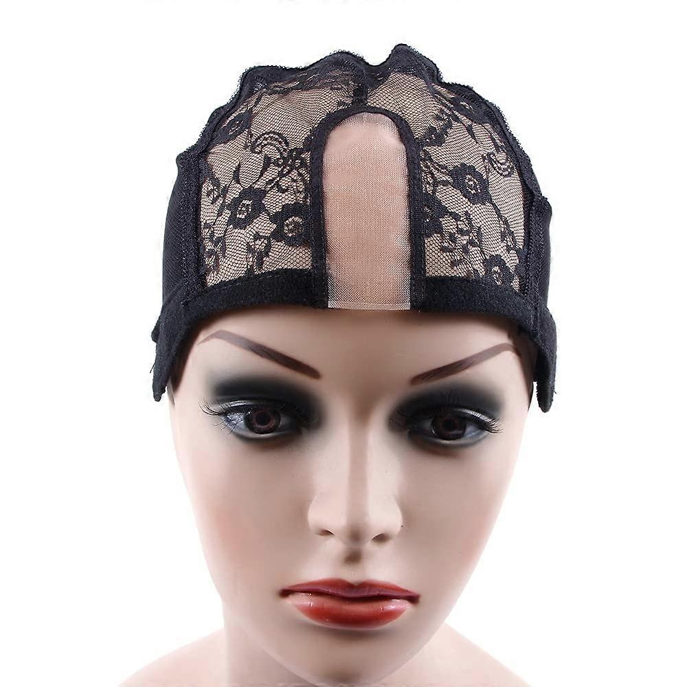 UShaped Lace Wig Cap Large Breathable Design with Adjustable Straps for Making Wigs 56cm