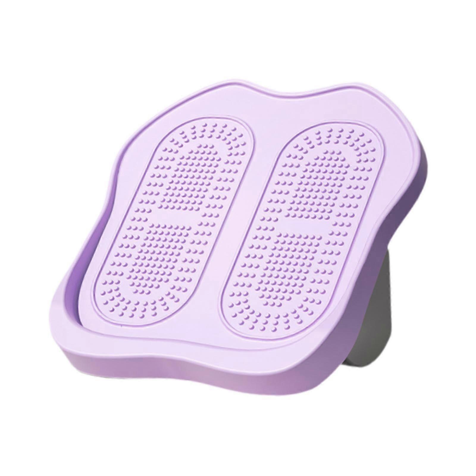 Adjustable Slant Board for Calf Stretch and Squat with AntiSlip Surface, Foldable Purple