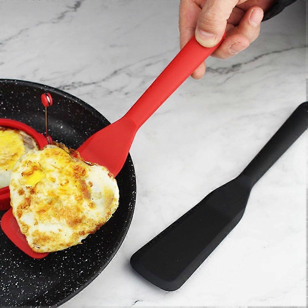 2 Pcs Reusable Silicone Spatula Kitchen Accessory Asseriories Work Non-stick