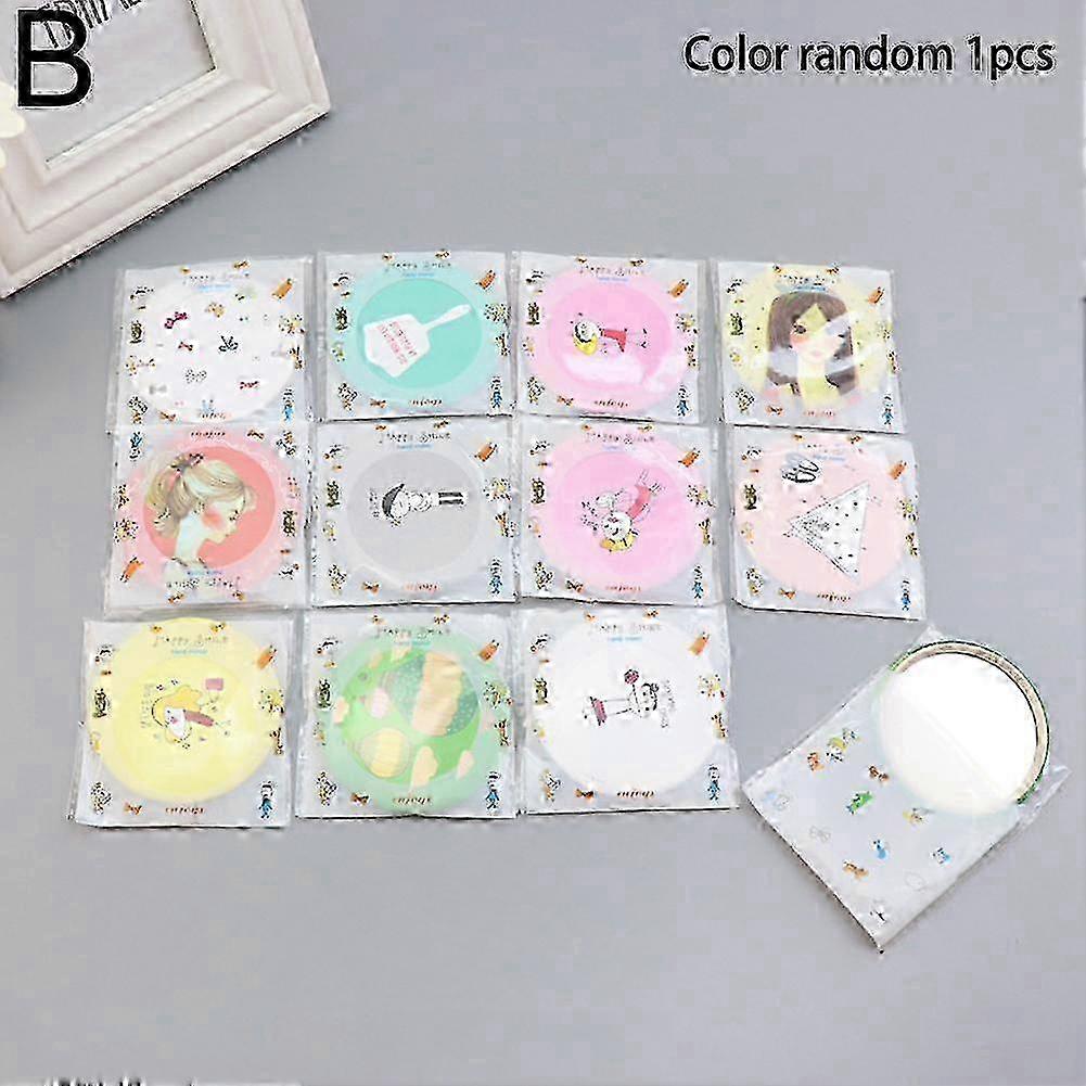 Small Mirror Portable Cartoon Pocket Makeup Mirror Vanity Mirror