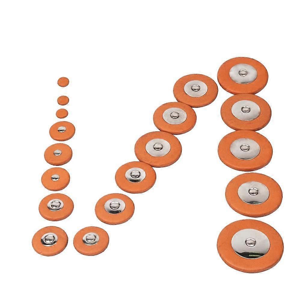 27 Piece Lambskin Baritone Saxophone Pads Set for Quick  and Multiple Size Selection