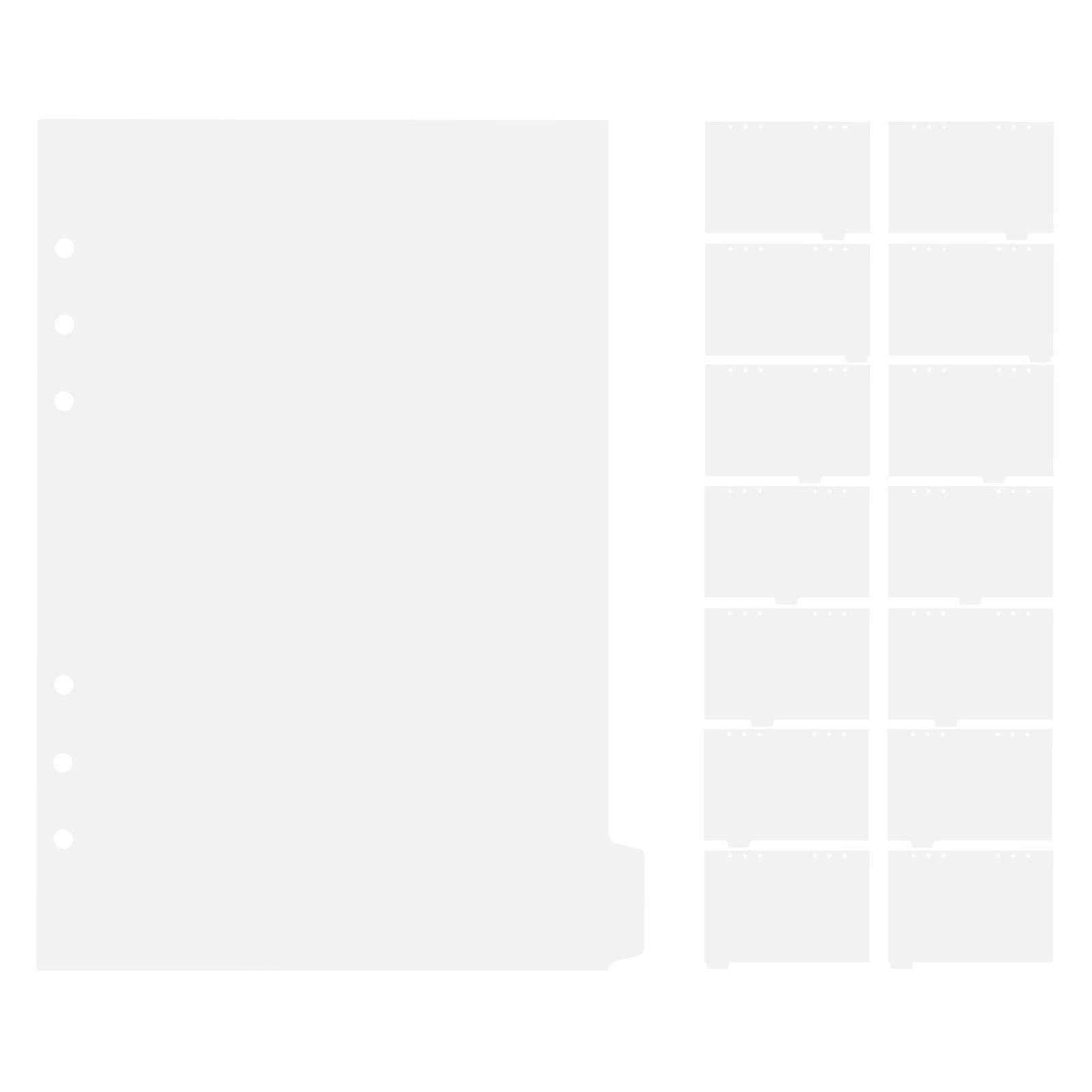 Binder Tabs Dividers for Notebook with 14Pcs Convenient Daily Use Tabs