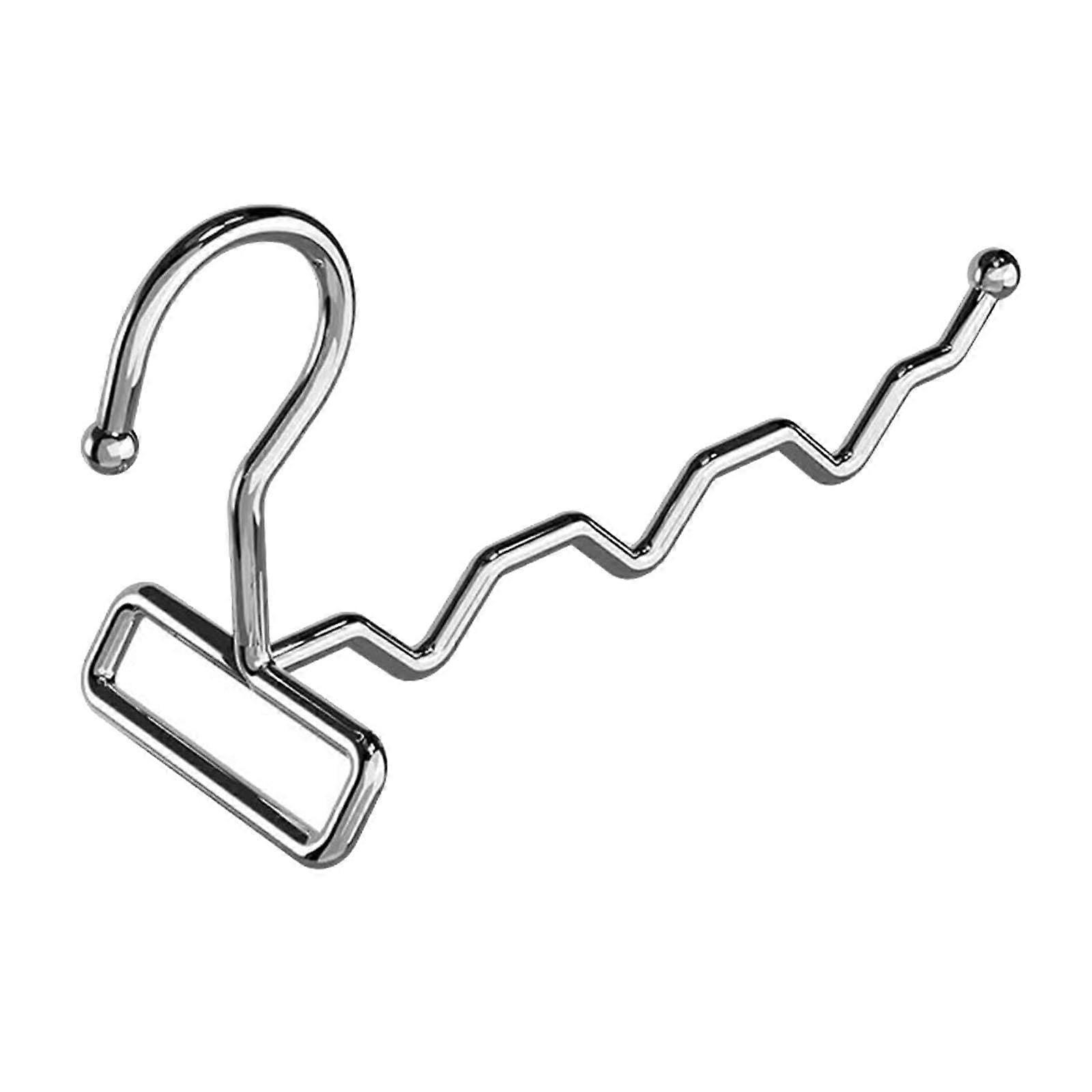 Travel Clothes Hanger Foldable Stainless Steel RustResistant Compact Drying Rack Silver 23x15cm