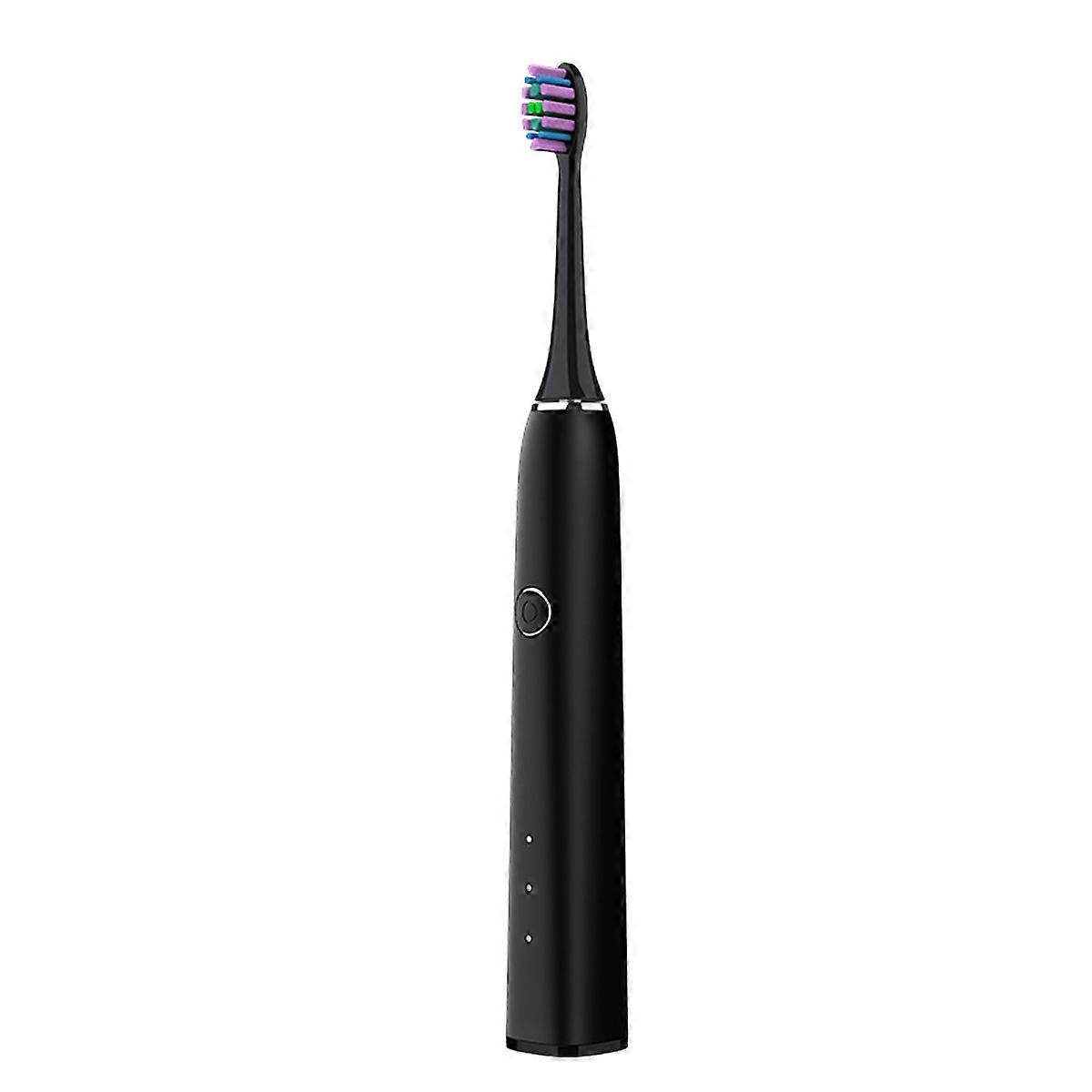 Electric Sonic Toothbrush with 3 Modes, 2 Replacement Brush Heads, 2 Minutes Automatic Timing Function, Ergonomic Design