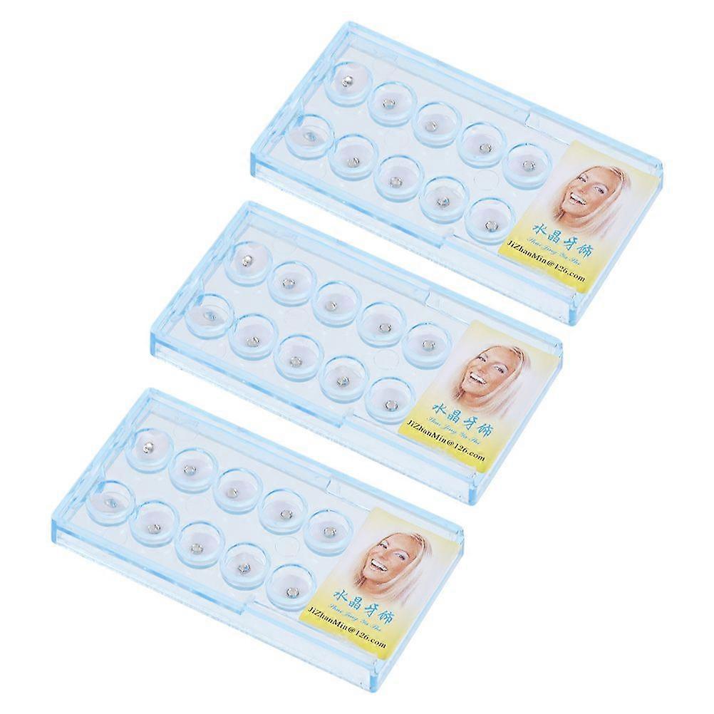 30pcs Shiny Teeth Decors Crystal Teeth DIY Decors Creative Teeth Decors