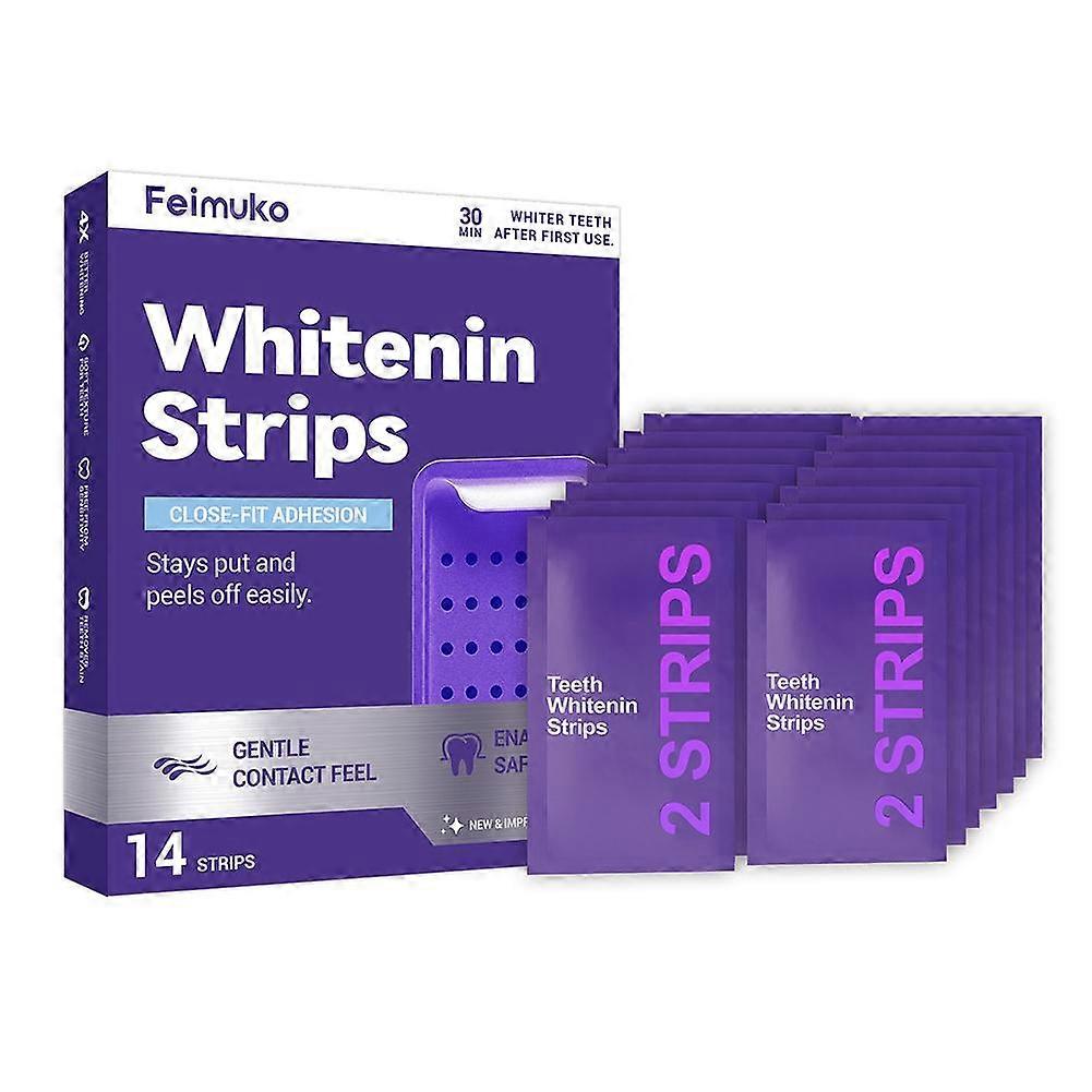 Purple Brightening Teeth Strips-14Pcs/Box