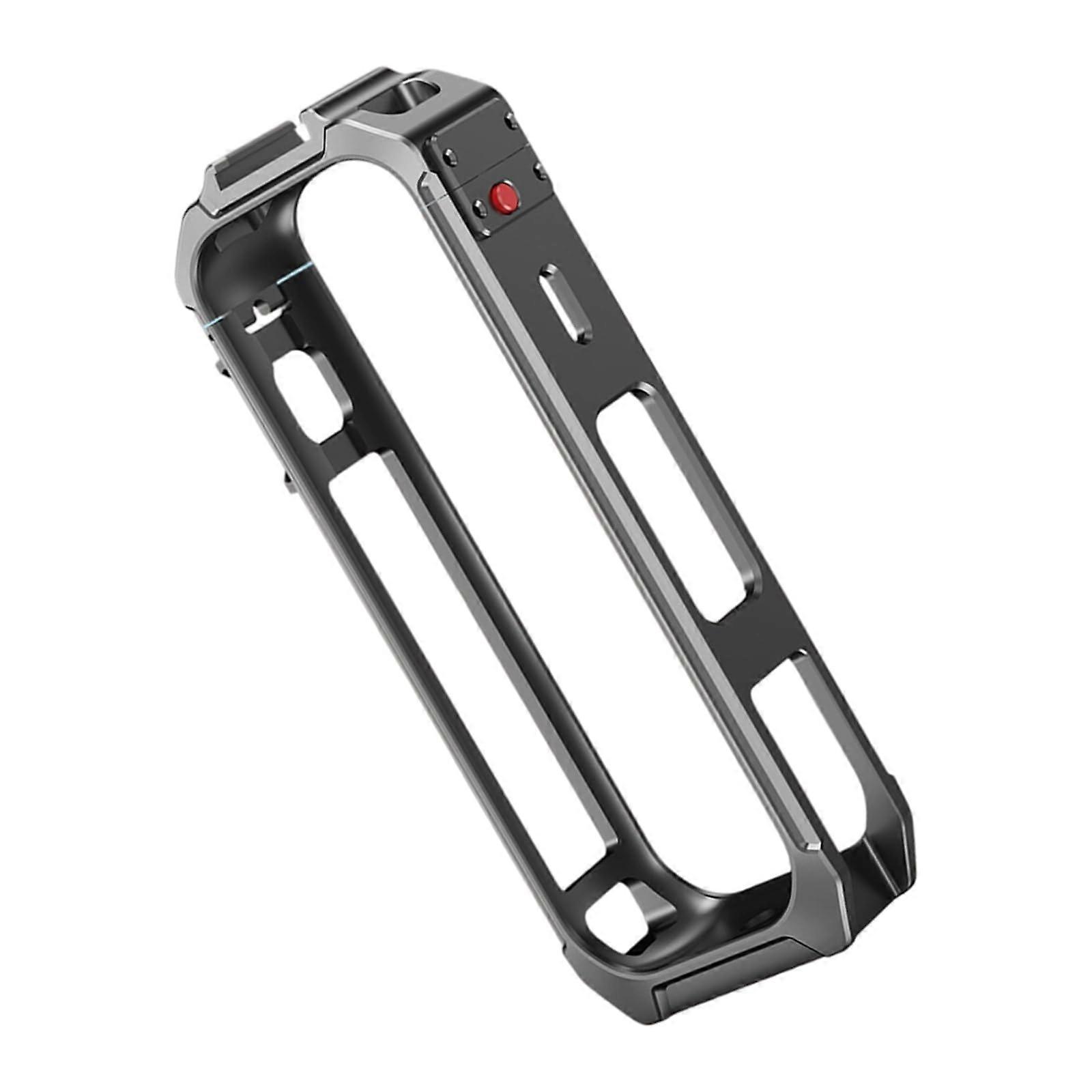 Action Camera Mount Adapter Frame with 1/4 Inch Thread Base, Durable Protective Cage for Stick Bracket