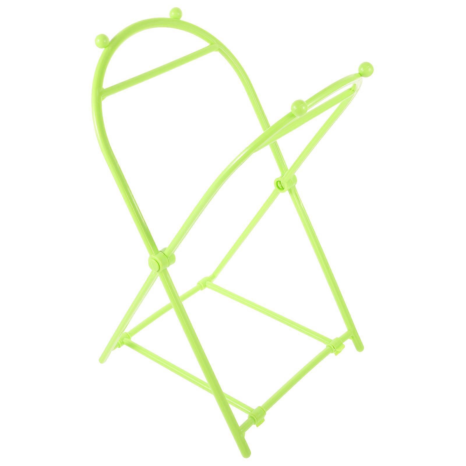 Trash Bag Holder Plastic Hanging Rack for Kitchen Use 4Pcs Green Set