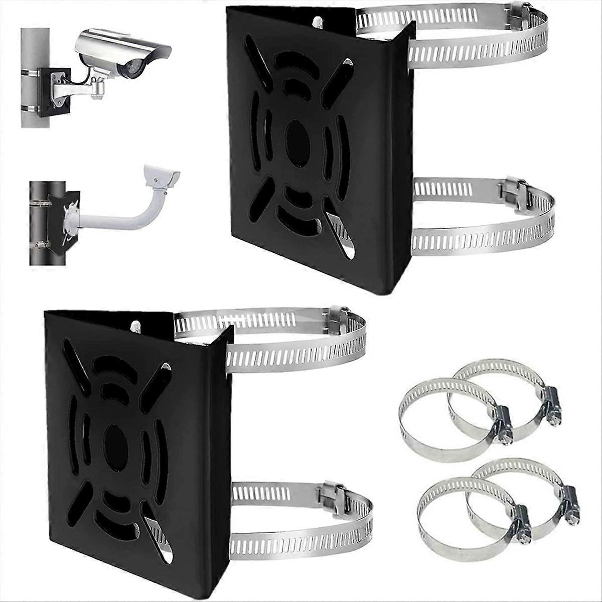 Vertical Pole Mount Adapter Bracket for CCTV Security Camera
