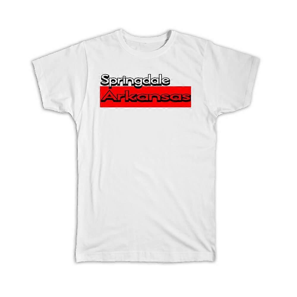 Dárkové tričko: Springdale Arkansas Rectangle