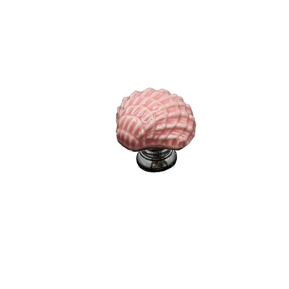 Cartoon Shell Cabinet Knob Ceramic Door Knobs for Drawer Pull Handle 4Pcs
