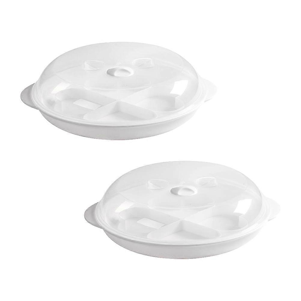 Egg Cooking Mold Microwave Compatible For Hotel Use Simple Design 26.5X26.5X6.5CM Pp Material 2Pcs