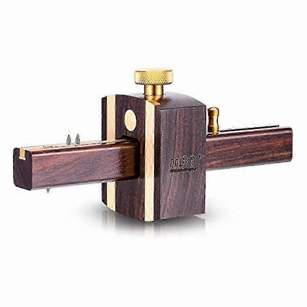 European-Style Scribe Tool for Woodworking with Screw-Type Function and Drawing Features