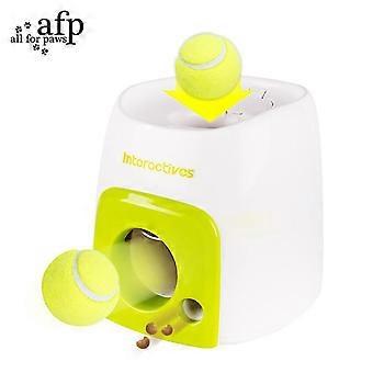 Pxcl Single Hole Auto Haustier Hund Ball Launcher Tennis Essen Belohnung Maschine Launcher Hund Interaktive Spielzeugbehandlung