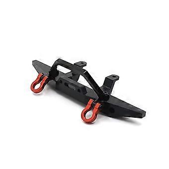 RC Car Metal Front Bumper for MN99S MN90 MN D90 D91 D96 D99S, Durable Aluminum Upgrade with Black Finish