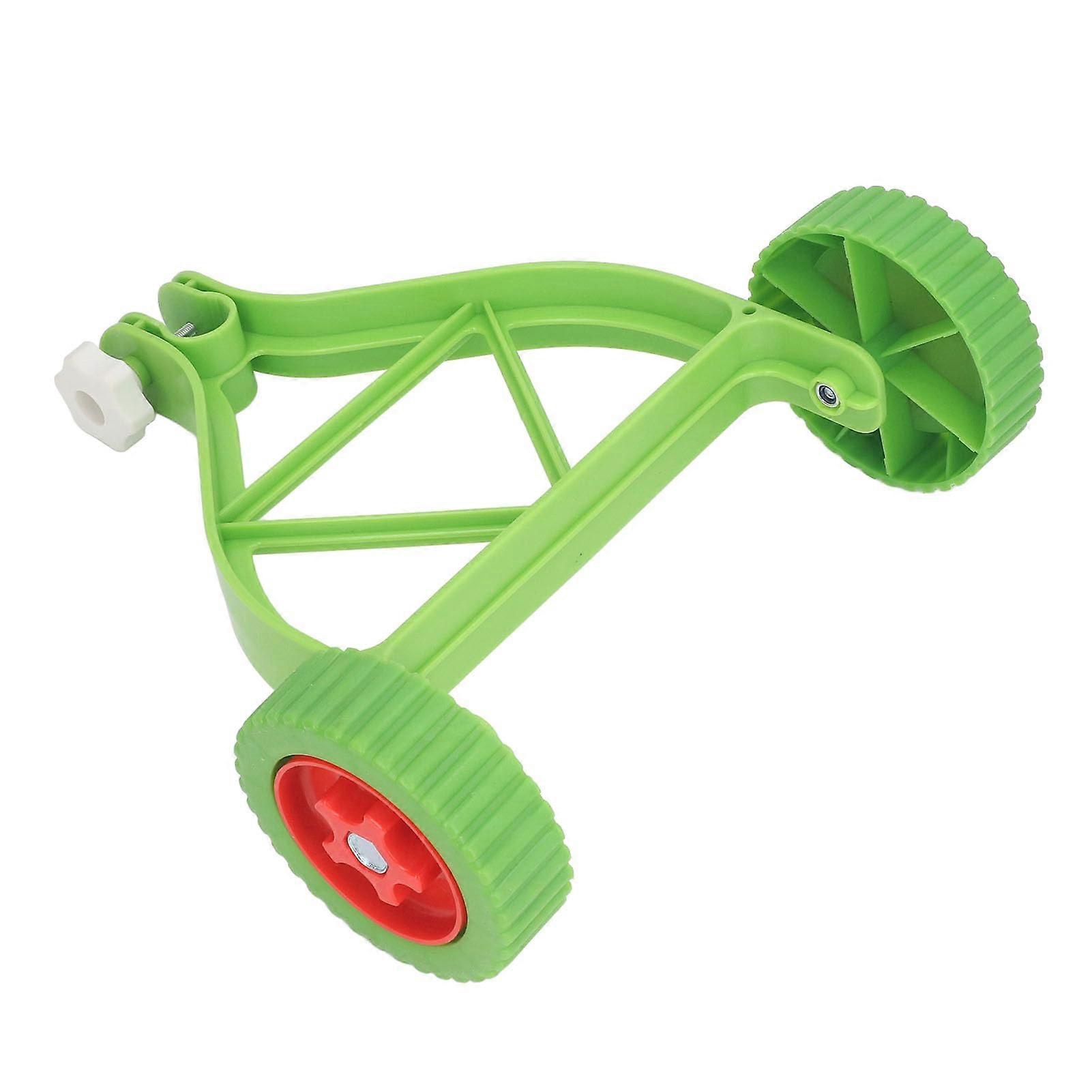 Adjustable String Trimmer Wheel Attachment with Cutting Height Control, Durable ABS Nylon for Lawn Mower