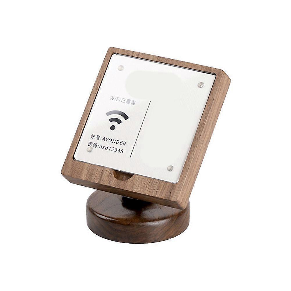 Solid Wood Payment QR Code Display, Payment Card, Payment Table Card, Cash Register, Scan the Code and Set Up the Table