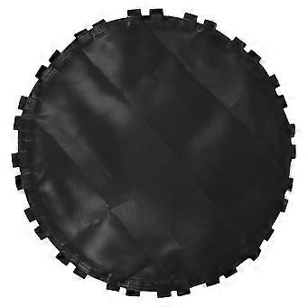 1Pc Black Trampoline Replacement Jumping Mat Trampoline Round Mat with Hook (Black)