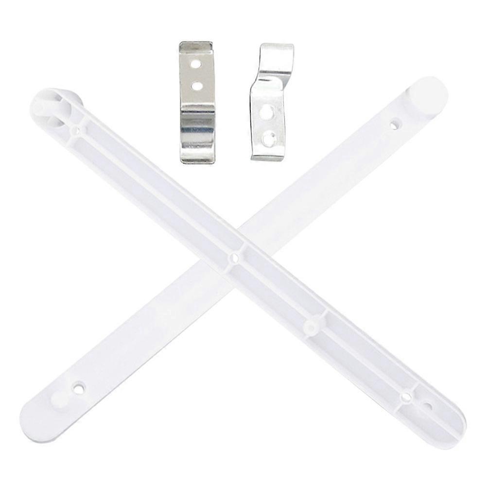 Drawer Guide Rail Plastic Drawer Slide for Cabinet Replacement 4Sets