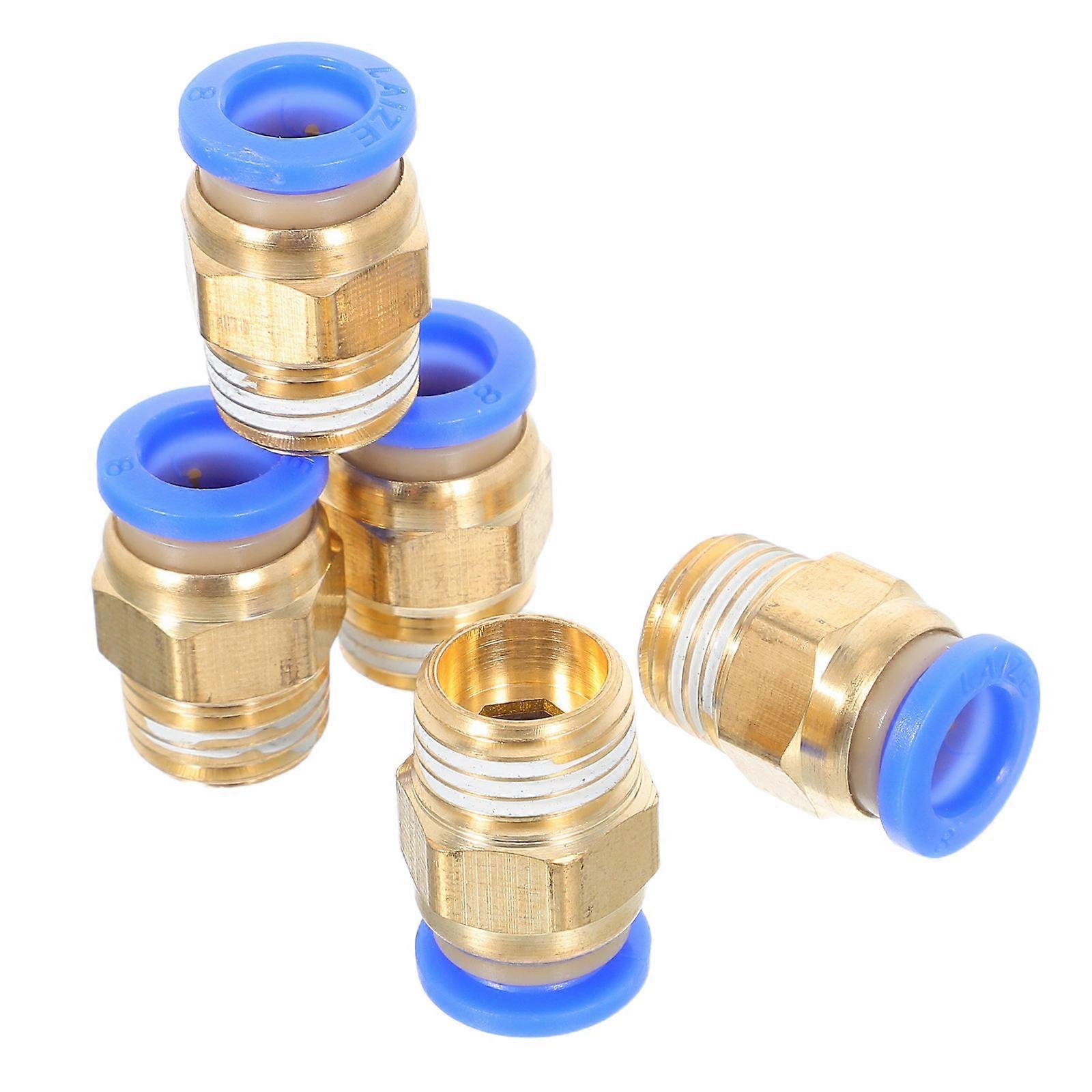 Air Hose Adapter Quick Connect Coupler for Pneumatic Systems 25Pcs