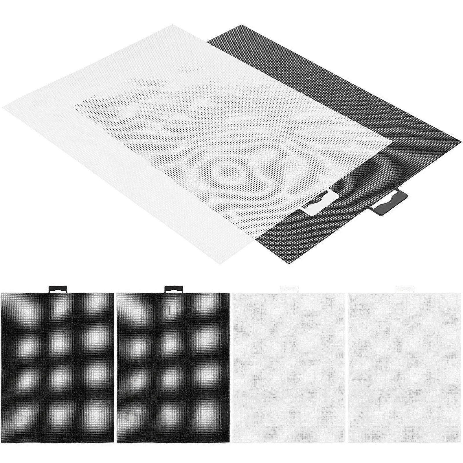 Needle Knitting Sheets Portable Mesh Sheets for DIY 24Pcs