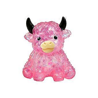 Cute Highland Cow Squeeze Toy, Slow Rising Squishy Stress Relief Toy, Sensory Fidget Toy for Desk Decor & Gifts