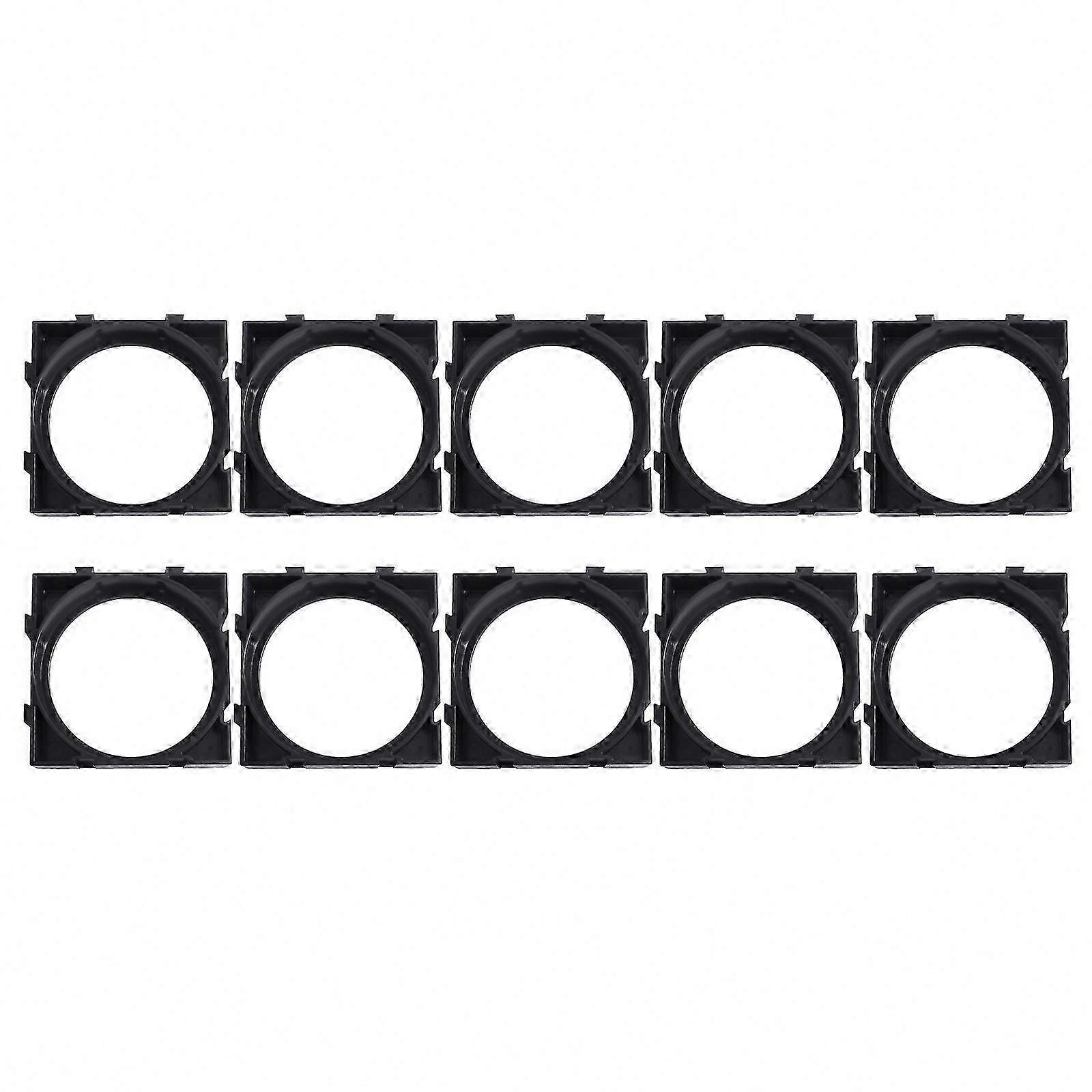 10pcs Stackable 66160 Lithium Battery Holders, Easy Install, Shock-Resistant, Space-Saving