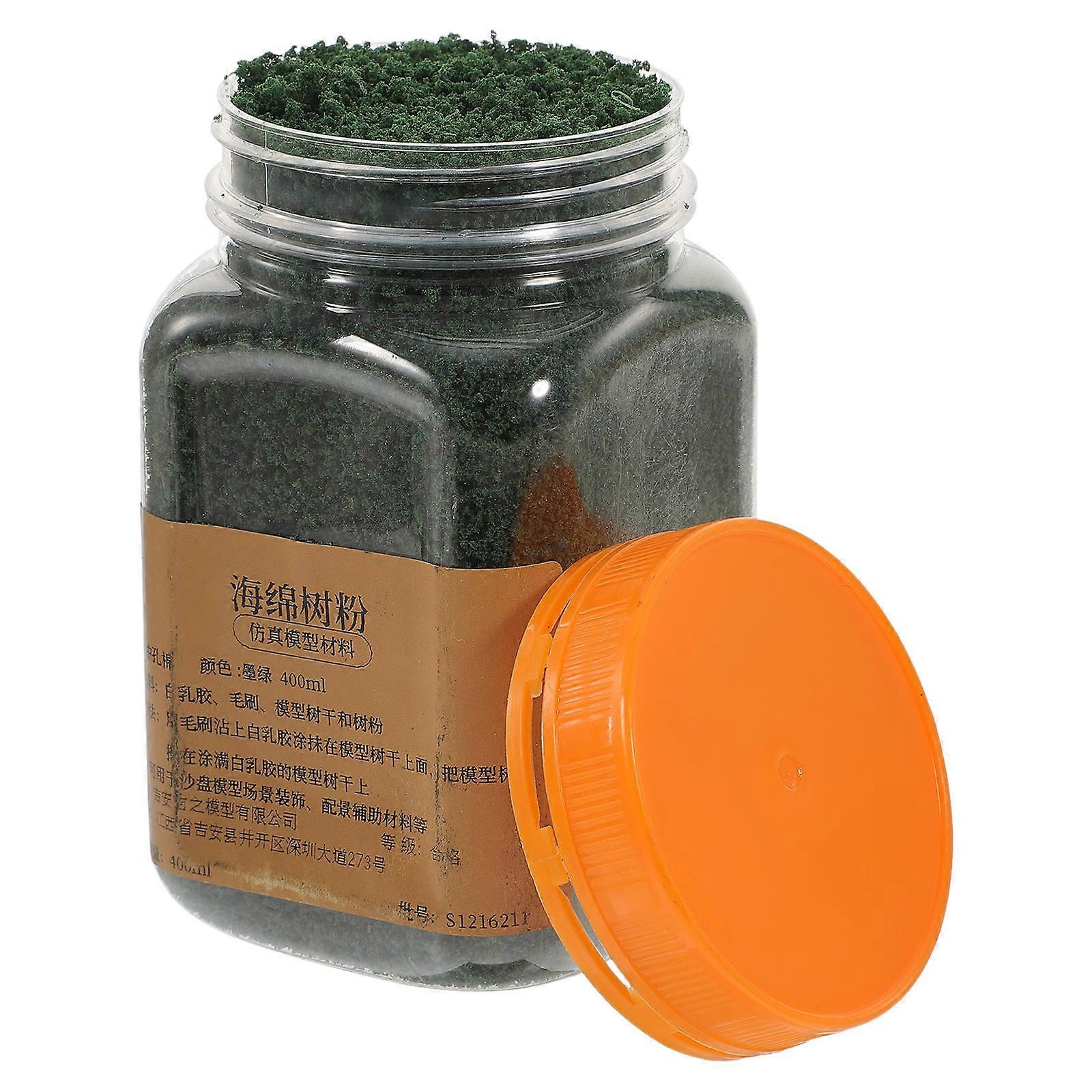 Grass Dressing Scatter Sponge Moss Material for Landscape Basing 2Pcs 1 Bottle