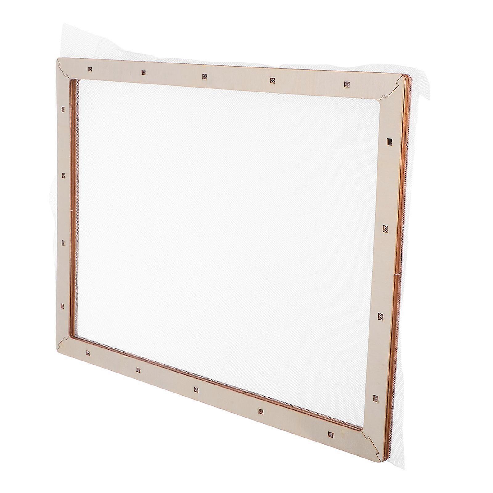 Wooden Paper Making Screen Frame for Papermaking with Mesh Screen