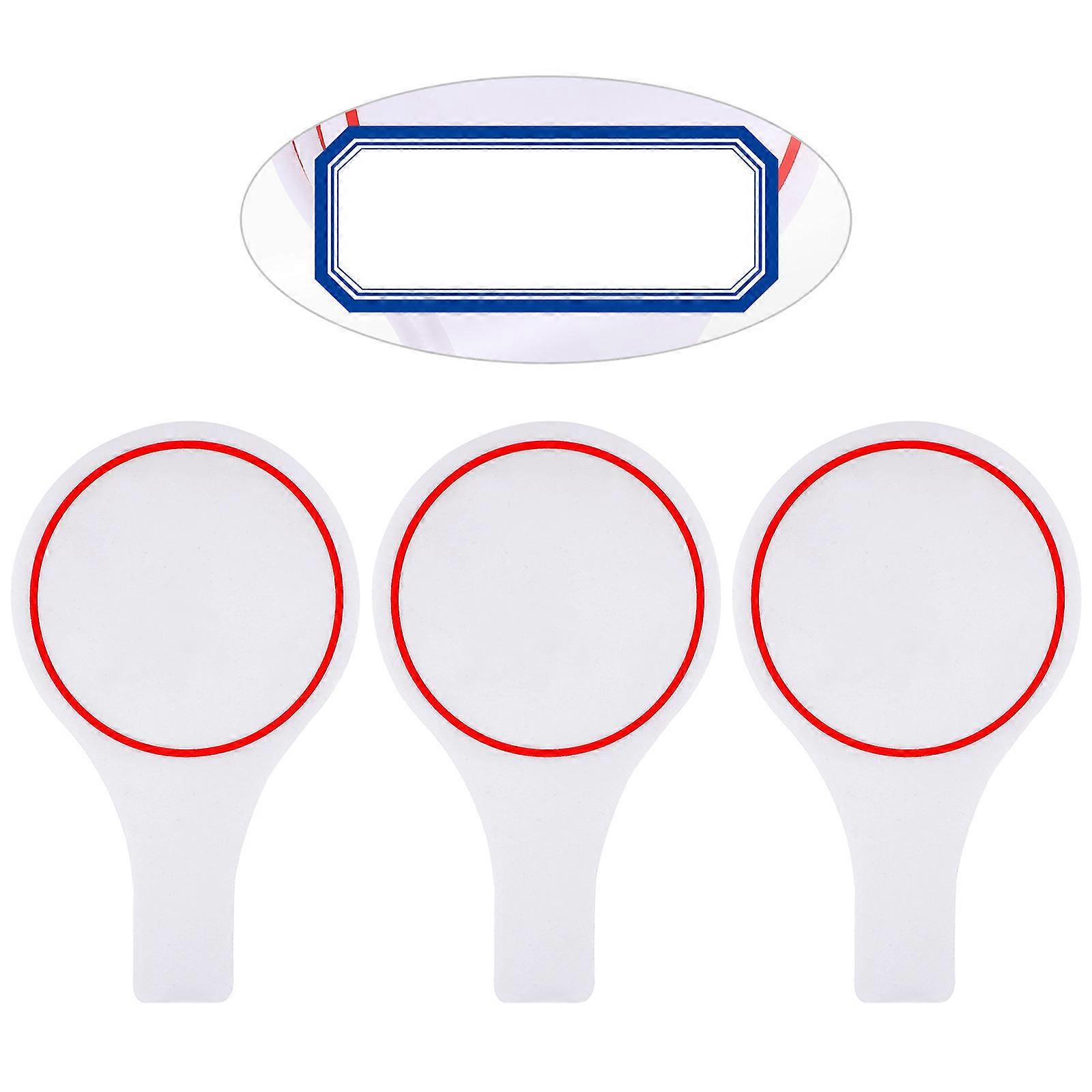 White Quick Response Writing Board Handheld Erasable Scoreboards 18Pcs