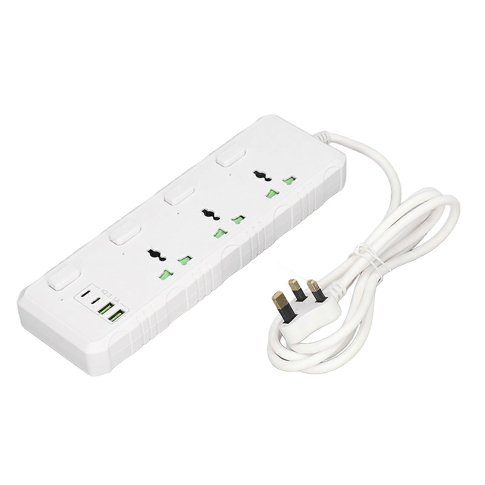 Multifunctional Outlet Power Strip USB PD Interfaces Socket Extender  110‑265V