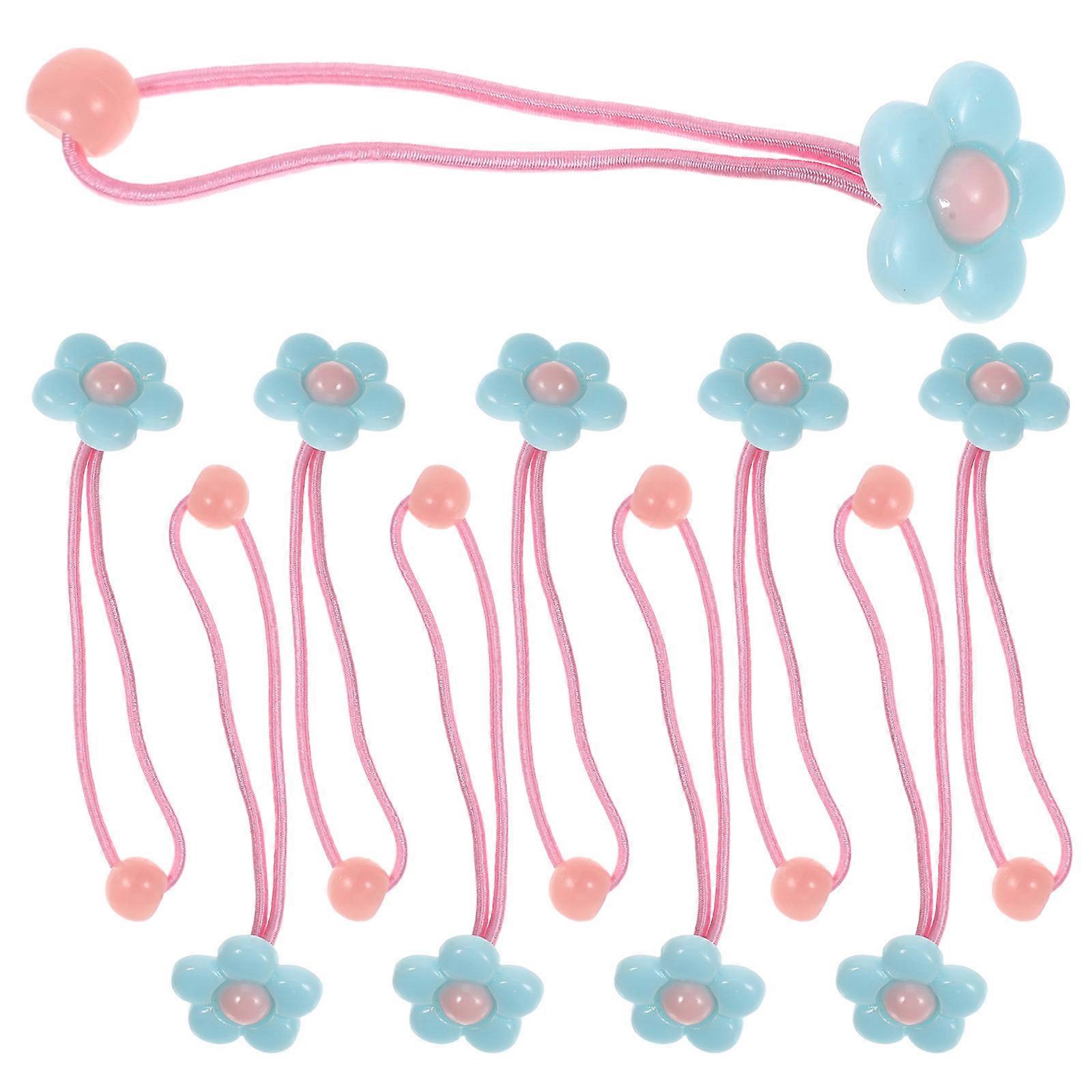 Elastische Haargummis für Mädchen, 10er-Set