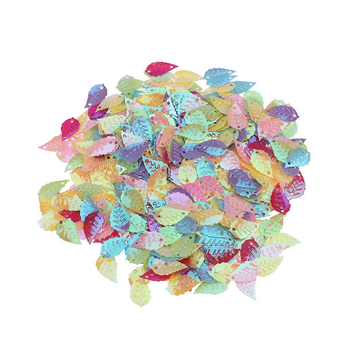 Assorted Leaf Sticky Material Sequins for Craft Projects