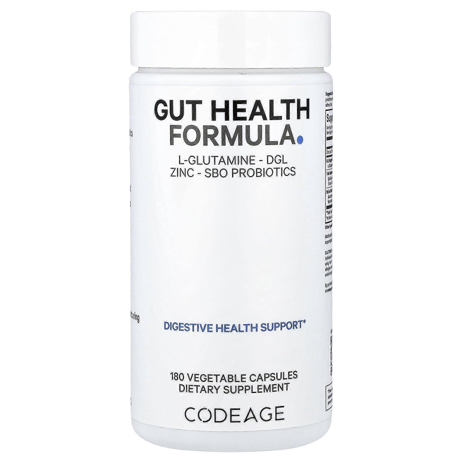 Codeage, Gut Health Formula, 180 Capsules