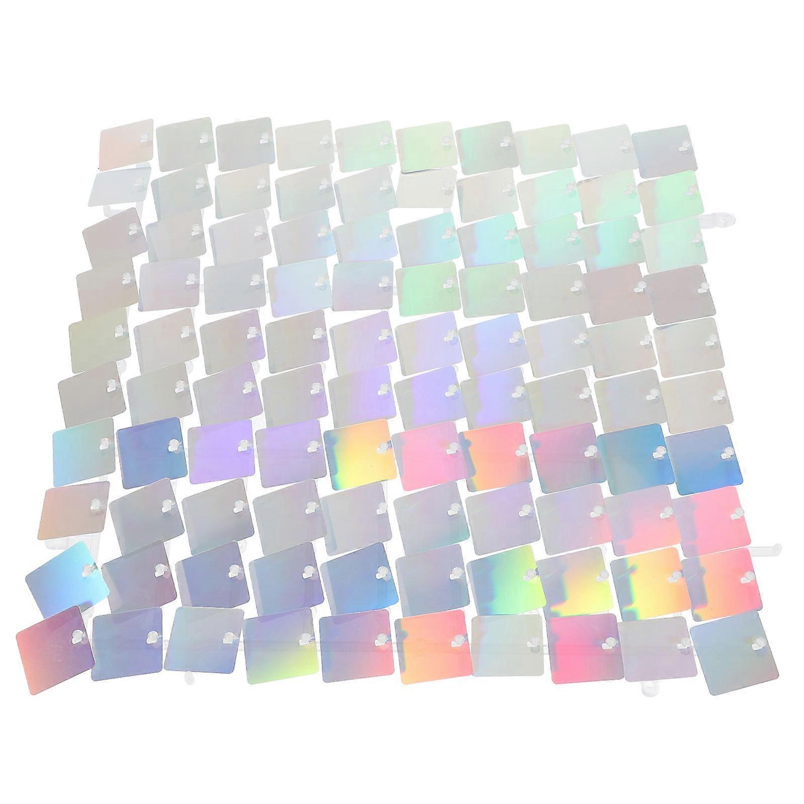 Glitter Wall Backdrop Panel Backdrop Decoration for Decor Silver
