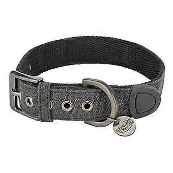 Trixie Dog Collar Extra Breed Cotton Black 45-52x3 cm