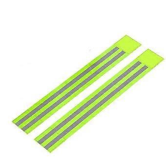 High Visibility Reflective Ankle Bands & Wristbands - Adjustable, Comfortable, Perfect for Outdoor Activities - 4 Pack