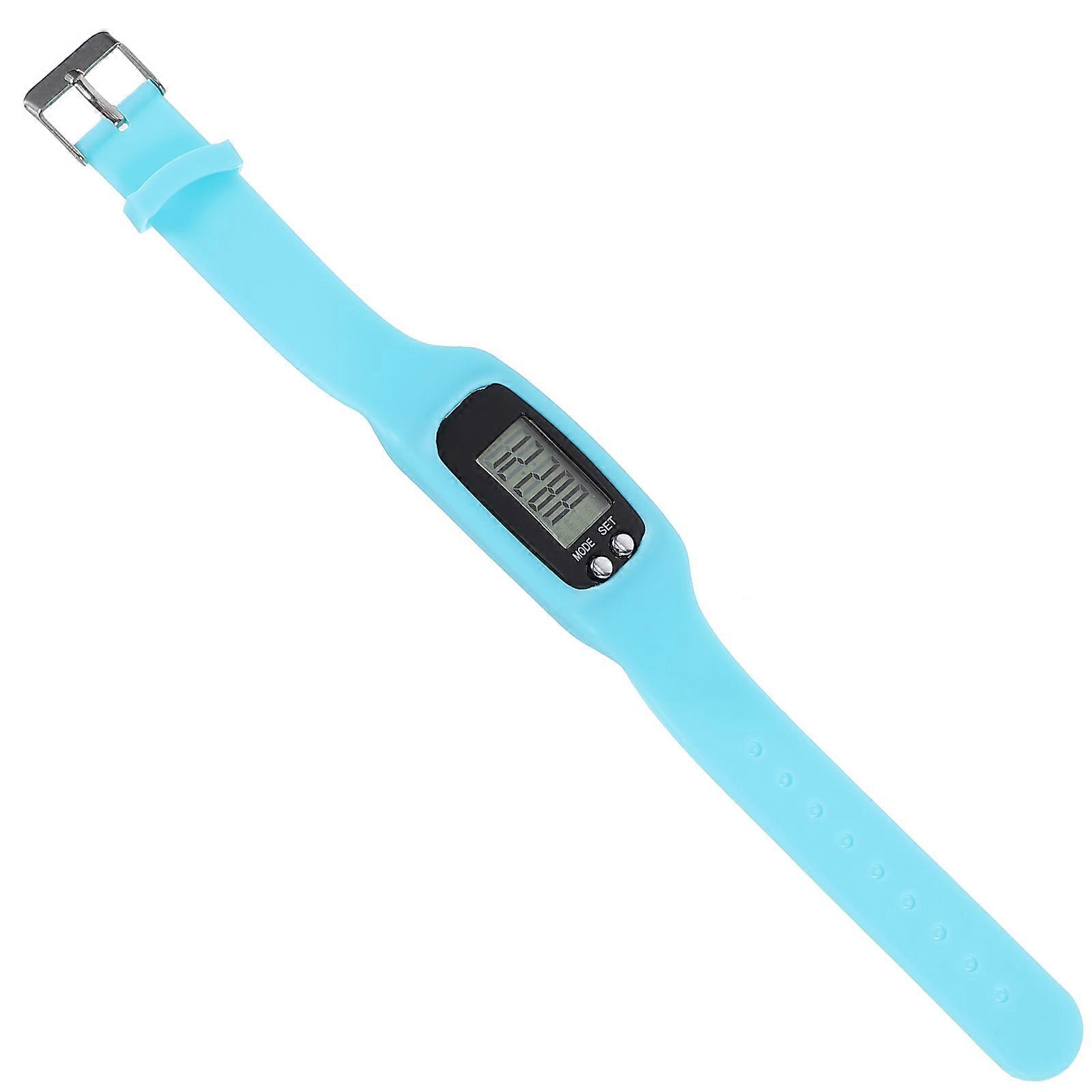 Pedometer Watch Multi-function Step Counter Watch Silicone Wrist Pedometer Watch