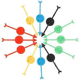 25pcs Plastic Arrow Spinner for Board Games DIY Game Arrows Replacement Arrow Game Pointer Spinners