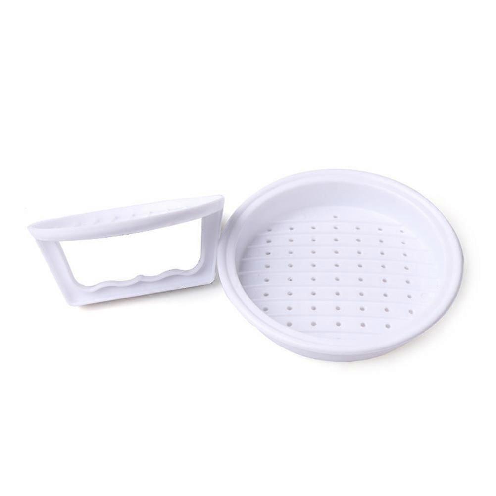 Plastic Beef Patty Maker Mold for Hamburger Making Machine Kit White