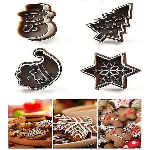 4pcs/set Biscuit Mould Crjjkoy