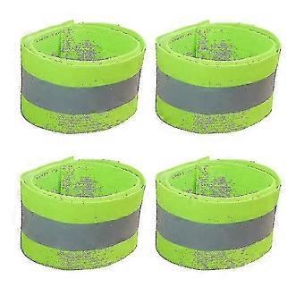 4 Pcs Inboat Reflective Bands For Arm, Ankle, Leg And Wrist,high Visibility Reflective Gear For Running