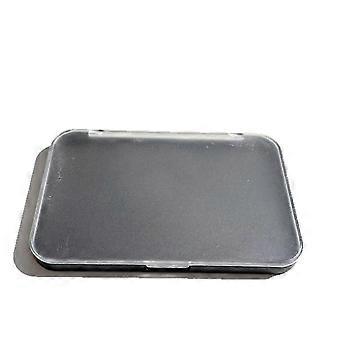 3stk Magnetic Makeup Palette: Tom øjenskyggepalet med frostet klart låg - Alsidig Blusher dispensering opbevaringsboks til DIY kosmetik