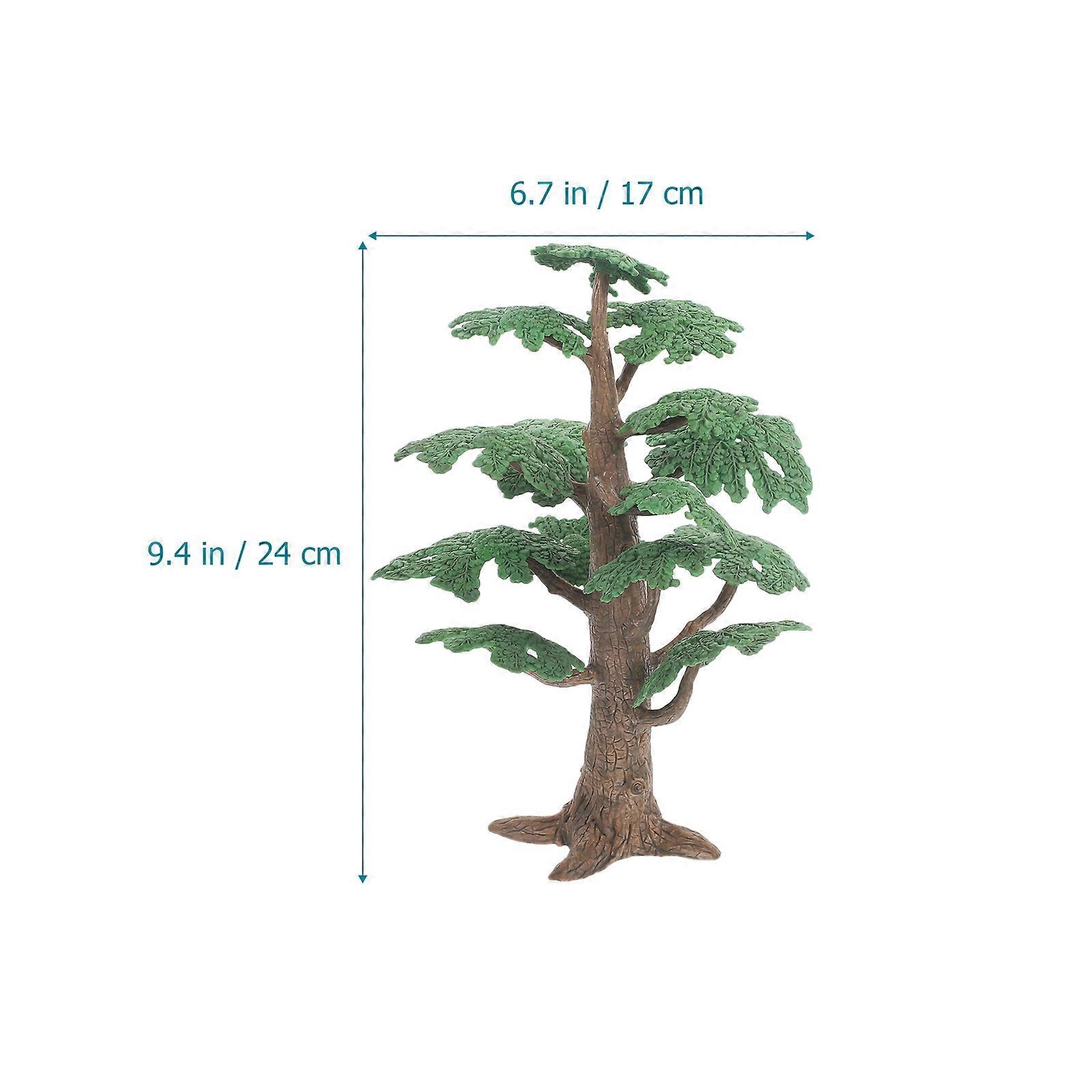 7pcs Simulation Baum Modelle Kunststoff Modell Bäume Landschaft Modell Simulation Bäume