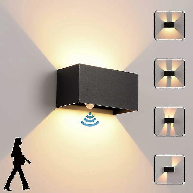 Motion Sensor Wall Lamp Outdoor Adjustable Beam Angle Waterproof
