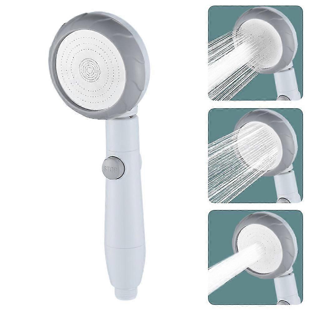 High Pressure Shower Head With Stop Button Bathroom