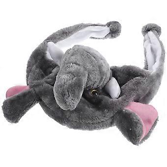 Entzückende Tierhut Plüsch Winter Ski Style Hut Cartoon Ohrklappe Kapuze für Kinder Erwachsene (Elefant)